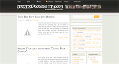 Desktop Screenshot of junkfoodblog.com